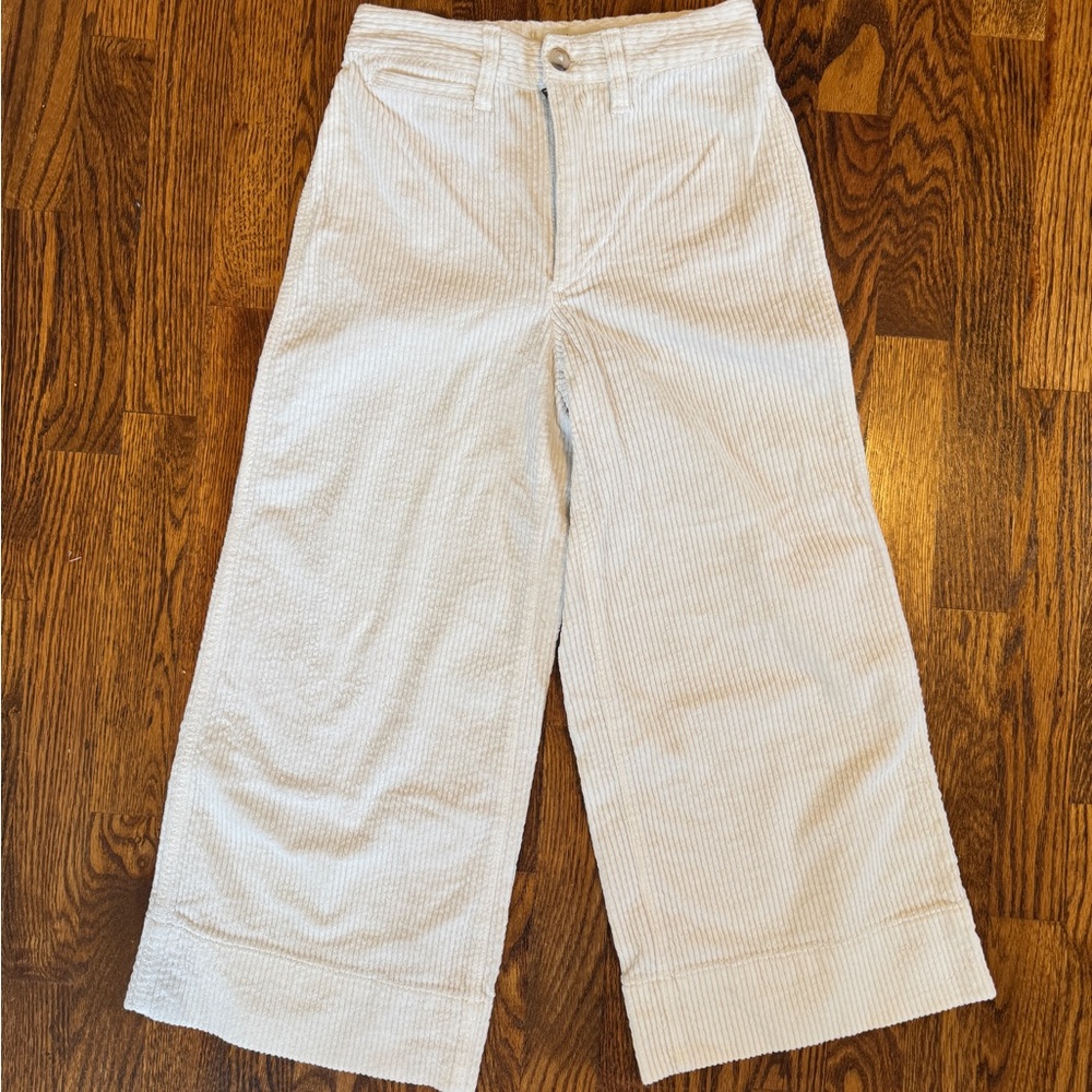 Madewell Emmett Crop Corduroy Pants Size 23